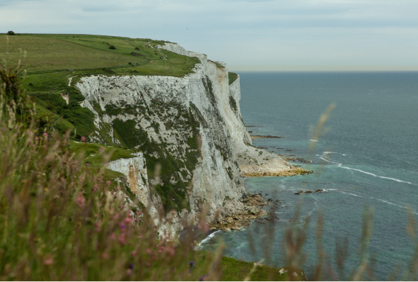 Irish cliffs.